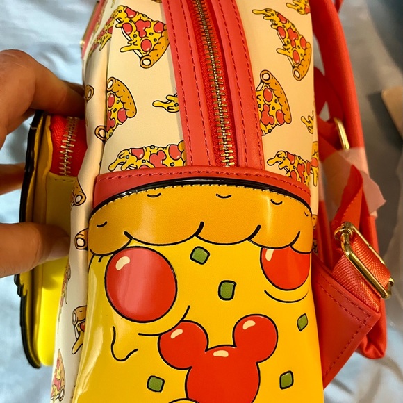 Disney 2024 Pepperoni Pizza Loungefly Backpack Disney Parks Eats Collect… main image 6
